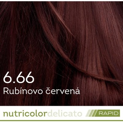 Biosline Barva na vlasy 6.66 Rubínově červená 135 ml