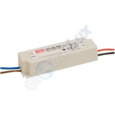 LED driver MEAN WELL LPC-20-350 20W 350mA – Sleviste.cz