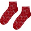 Hrubé ponožky Silver Snow červená