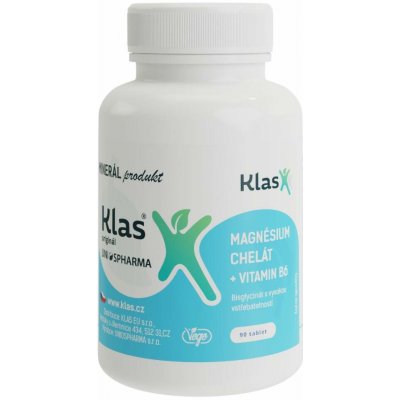 Klas Magnésium Chelát 90 tablet – Hledejceny.cz