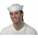 Čepice americký námořník bílá s logem