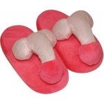 Plyšové pantofle Penispuschen pink – Zboží Dáma