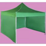 Expodum Nůžkový stan 3x3m hliníkový Zelená 3 boční plachty – Zboží Dáma