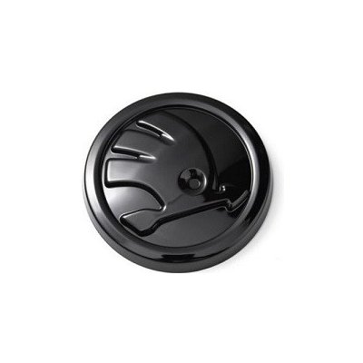 Znak ŠKODA 80mm černá lesklá 5JD853621 5JD853621A | Zboží Auto
