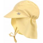 Dětský klobouk Lassig Sun Protection Flap Hat pale yellow – Hledejceny.cz