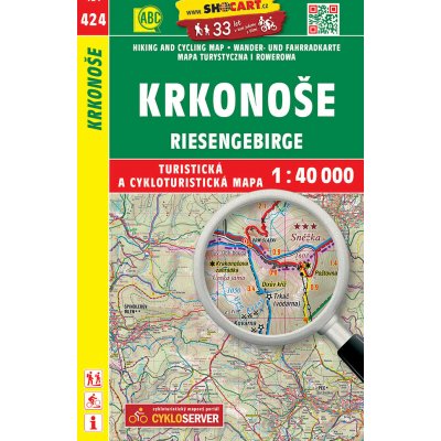 SHOCart Turistická mapa SHOCart 424 Krkonoše 1:40 000 – Sleviste.cz
