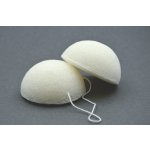 Konjac tělová houbička bez příměsy bílá – Zboží Dáma
