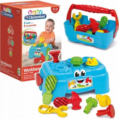 Clementoni Baby malý pracovní ponk s nářadím Play For Future – Zboží Mobilmania