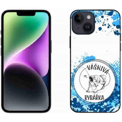 mmCase na iPhone 14 - vášnivá rybářka bílé pozadí – Zboží Mobilmania
