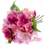 Umělá kytice Hortenzie růžová, 30 cm – Zboží Dáma