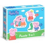 Trefl Prasátko Peppa 3v1 20,36,50 dílků – Zboží Dáma