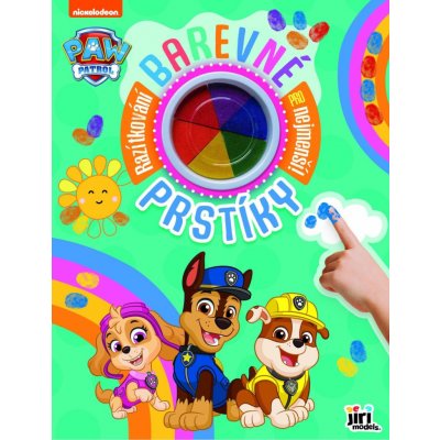 Jiri Models Sešit Barevné prstíky Tlapková patrola/Paw patrol s prstovými barvami – Hledejceny.cz