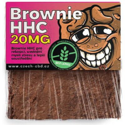 Czech CBD HHC Brownie bezlepkové 20mg