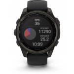 Garmin Fenix 8 47mm Sapphire Solar Titanium Carbon Gray/Black 010-02906-11 – Zbozi.Blesk.cz