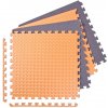 Sportago Puzzle podložka Easy-Lock 60x60x1,2 cm 4 ks oranžovo-hnědá
