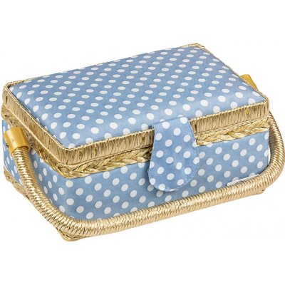 Bellatex BOX na šití Modrá,Bílá,Přírodní 19x13x10 cm – Hledejceny.cz