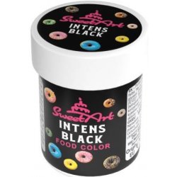 SweetArt gelová barva Intense Black 30 g