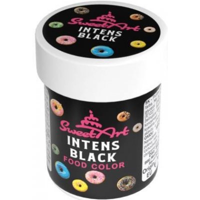 SweetArt gelová barva Intense Black 30 g – Hledejceny.cz