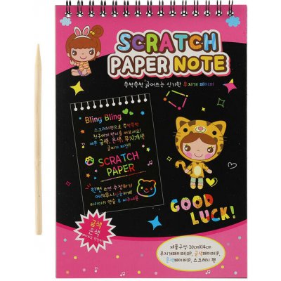 decoDoma Vyškrabovací notes barevný 10 listů – Zboží Mobilmania