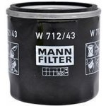 MANN-FILTER Olejový filtr MANN W712/43 (MF W712/43) - FORD, ŠKODA – Zboží Mobilmania