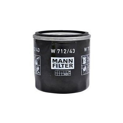 MANN-FILTER Olejový filtr MANN W712/43 (MF W712/43) - FORD, ŠKODA – Zboží Mobilmania