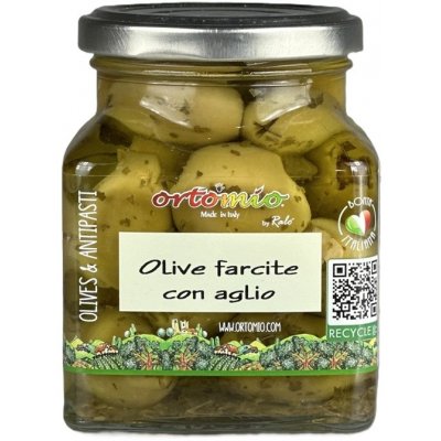 Ortomio Olivy plněné česnekem 314 ml – Sleviste.cz