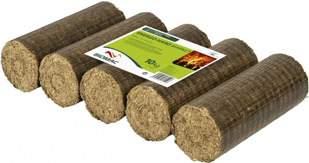 Biomac Energohard Market dřevěné válec dub + buk 10 kg