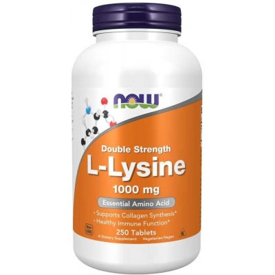 Now Foods L-Lysin Double Strength 1000 mg 250 tablet
