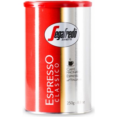 Segafredo Espresso Classico mletá 250 g – Zboží Mobilmania