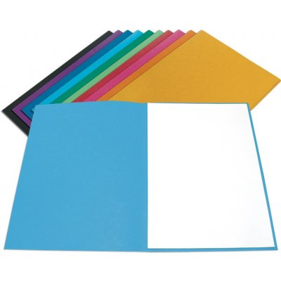 Odkládací mapa 250 A4 bez klop prešpán světle modrá – Zboží Živě