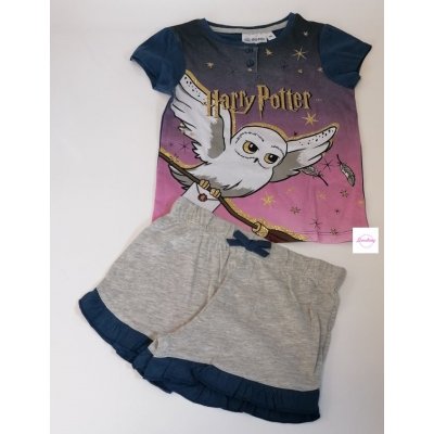 Dívčí pyžamo Harry Potter tm.modré