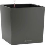 Lechuza Květináč Cube Premium 40 antracitová metalický 40 x 40 x 40 cm – Zbozi.Blesk.cz