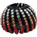 Spona na cop s kamínky Barva: modrá – Zboží Dáma