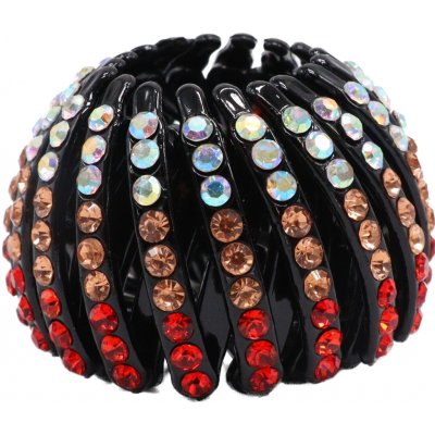 Spona na cop s kamínky Barva: modrá – Zboží Dáma