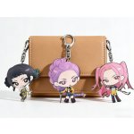Přívěsek na klíče KPOP DEMON HUNTERS přívěsky na klíče akryl Rumi Mira a Zoey 3 ks – Sleviste.cz