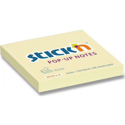 Hopax Stick'n Pop-Up Notes - samolepicí Z-bloček - 76 × 76 mm, 100 l. – Hledejceny.cz