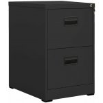 VidaXL Kancelářská skříň antracitová 46 x 62 x 72,5 cm ocel 11461.336273 – Zboží Mobilmania
