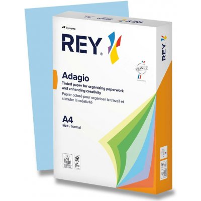 Rey Adagio barevný papír A4 80 g 500 listů pastelově modrý – Sleviste.cz