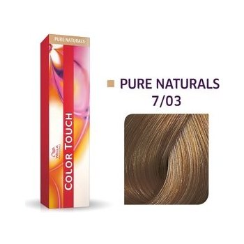 Wella Color Touch Pure Naturals barva 7/03 60 ml