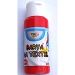 Barva na textil 60 ml fluorescent červená f. red – Zboží Dáma