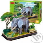 CubicFun 3D puzzle Zvířecí kamarádi Slon 42 ks – Hledejceny.cz