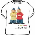 tričko dětské Pat a Mat a je to černá – Zboží Dáma