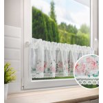 Dekorační krátká vitrážová záclona do kuchyně RIMA 150x30 cm MyBestHome – Hledejceny.cz