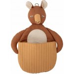 Bloomingville Mini Toto dětský koš 46 cm 33 cm 7.5 cm hnědá – Zboží Dáma