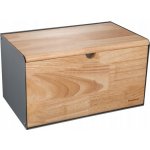 Jednodílný chlebník Klausberg, šedé dřevo – Zboží Dáma