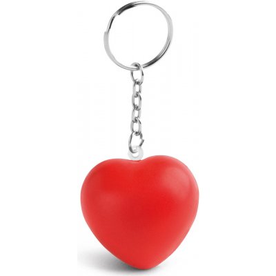 Antistresový přívěsek na klíče ve tvaru plastického červeného srdce – Zboží Mobilmania