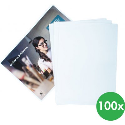 Samolepící laminovací fólie, A4, 80 mic, 100 ks – Zboží Mobilmania