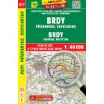 Brdy Příbramsko Rokycansko mapa 1:40 000 č. 417 – Zboží Dáma