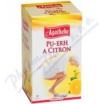 Apotheke Pu-erh a citron čaj 20 x 1,8 g – Hledejceny.cz