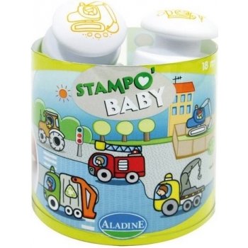 Aladine Razítka Stampo Baby Stroje